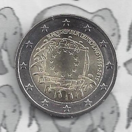 Germany 2 eurocoin CC 2015 "30 jaar Europese vkag"