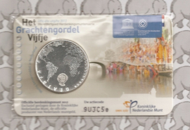 Nederland 5 euromunt 2012 (22e) "Grachtengordel vijfje" (in coincard)