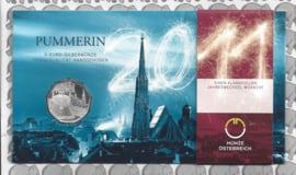 Oostenrijk 5 euromunt 2011 (19e) "Pummerin" (zilver in blister)