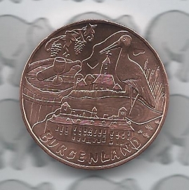 Oostenrijk 10 euromunt 2015 (28e) "Burgenland" (Brons)