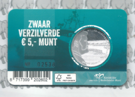 Nederland 5 euromunt 2024 (53e) "KNRM 200 jaar Vijfje" (1e dag van uitgifte coincard in envelopje)