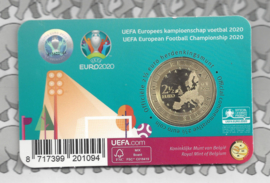 België 2,5 euromunt 2021 "UEFA EURO 2021" in coincard Franse versie