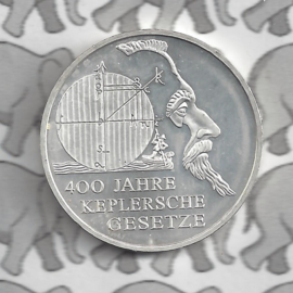 Duitsland 10 euromunt 2009 (40e) "400 Jaar Keplersche  wetten" (zilver).