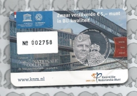Nederland 5 euromunt 2015 (30e) "Van Nelle vijfje" (BU, met nummer in coincard)