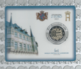 Luxemburg 2 euromunt CC 2023 (34e) "175 Jaar Parlement en Grondwet" (in coincard)
