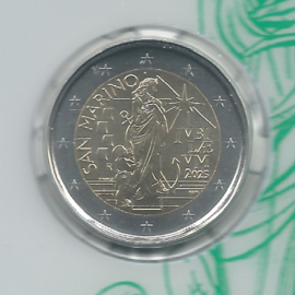 San Marino 2 euromunt CC 2025 (33e) "Heilig jaar" (in blister)