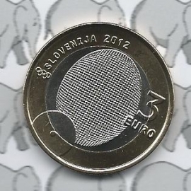 Slovenia 3 eurocoin 2012 "100 jaar olympische Medaille"