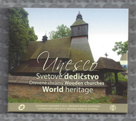 Slowakije BU set 2018 "Houten kerken" (Unesco, World heritage"