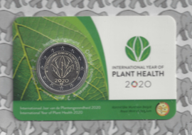 België 2 euromunt CC 2020 "Internationaal jaar van de plantengezondheid" in coincard Nederlandse versie