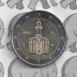 Germany 2 eurocoin CC 2015 "Paulskirche in Frankfurt" (letter A)