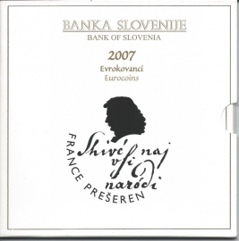 Slovenië BU set 2007 "France Preseren"