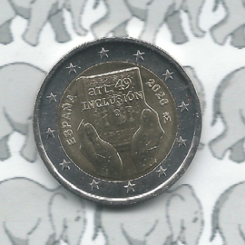 Spanje 2 euromunt CC 2026 (29e) "Spanje en personen met beperking"