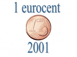 France 1 eurocent 2001