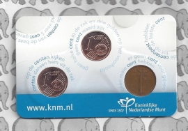 Nederland coincard 2015 Fluitje van 1 cent