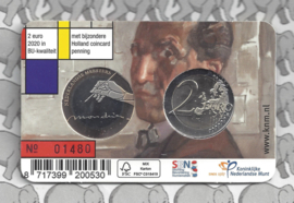 Nederland Holland Coin Fair coincard 2020 "Piet Mondriaan"