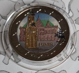 Duitsland 2 euromunt CC 2010 (7e) "Bremen" (kleur 2)