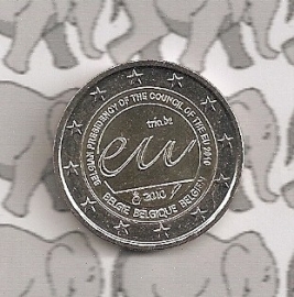 Belgium 2 eurocoin CC 2010 "EU Voorzitterschap"
