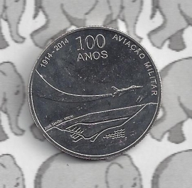 Portugal 2,5 eurocoin 2014 (28) "100 jaar luchtmacht"