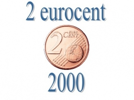 Netherlands 2 eurocent 2000