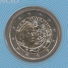 San Marino 2 euromunt CC 2006 (3e)"Columbus" (in blister)