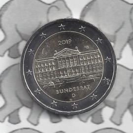 Duitsland 2 euromunt CC 2019 (21e) "70 Jaar Bondsraad" (letter F)