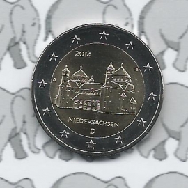 Germany 2 eurocoin CC 2014 "St. Michaeliskirche te Hildesheim, Niedersachsen" (letter A)