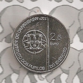Portugal 2,5 eurocoin 2011 (13) "100 jaar Militair Opleidingsinstituut"