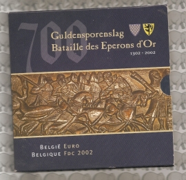 Belgische BU set 2002 "Guldensporenslag