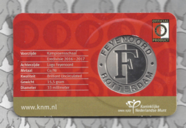 Nederland coincard 2017 (15e) "Kampioenspenning Feijenoord" (penning)