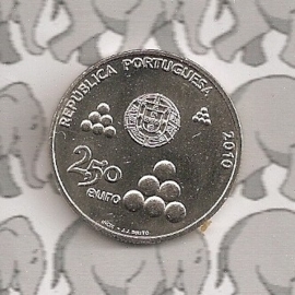 Portugal 2,5 eurocoin 2010 (10) "Verdedigingslinie bij Torres"