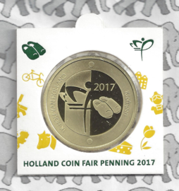 Holland coinfair penning 2017 in bedrukte munthouder