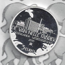 Nederland 5 euromunt 2015 (30e) "van Nelle vijfje" (los)