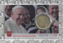 Vaticaan 50 eurocent 2020 in coincard, nummer 11