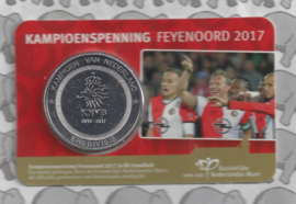 Nederland coincard 2017 (15e) "Kampioenspenning Feijenoord" (penning)