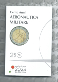 Italië 2 euromunt CC 2023 (33e) "100 Jaar Italiaanse Luchtmacht" in coincard