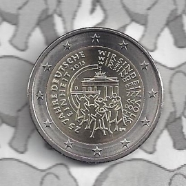 Germany 2 eurocoin CC 2015 "25 jaar Duitse Eenheid"