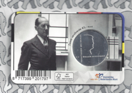 Nederland 5 euromunt 2022 (50e) "Piet Mondriaan vijfje" (in coincard)