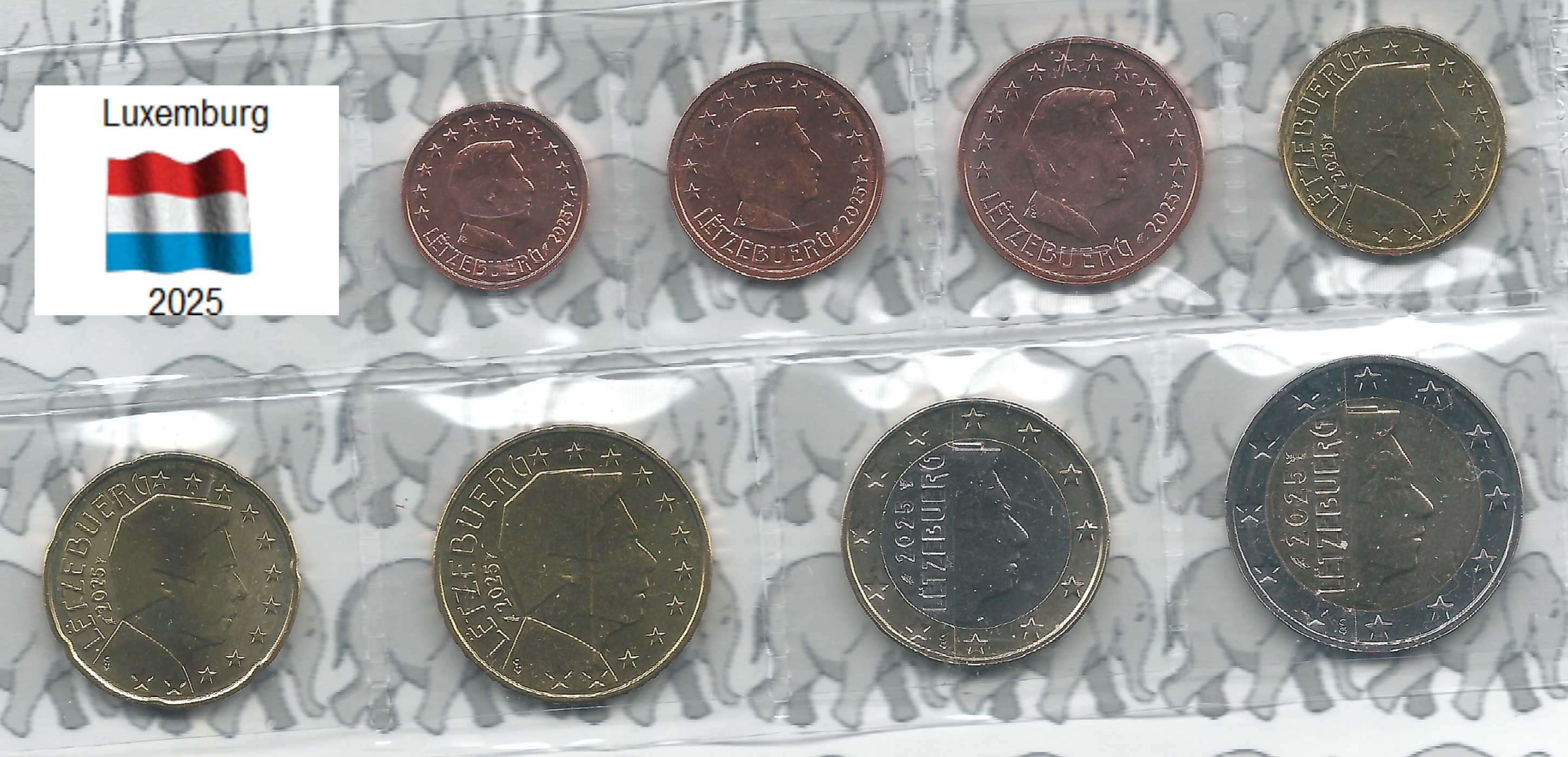 Luxemburg UNC serie 2025