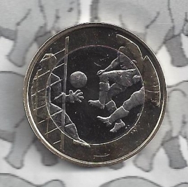 Finland 5 eurocoin 2016 (50e) "Sport, voetbal"