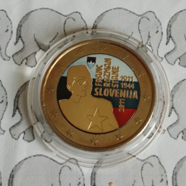 Slovenië 2 euromunt CC 2011 (5e) "Franc Rozman-Stane" (kleur 4)