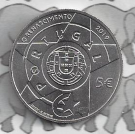 Portugal 5 euromunt 2019 (27e) "The Renaissance"
