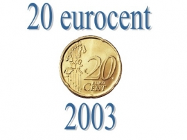 Nederland 20 eurocent 2003