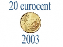 Belgium 20 eurocents 2003