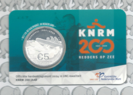 Nederland 5 euromunt 2024 (53e) "KNRM 200 jaar Vijfje" (in coincard)