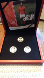 Nederland 5 euromunten "Johan Cruijff vijfje", prestige set
