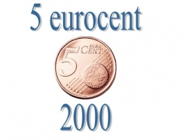 Frankrijk 5 eurocent 2000