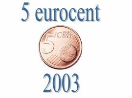 Vaticaan 5 eurocent 2003