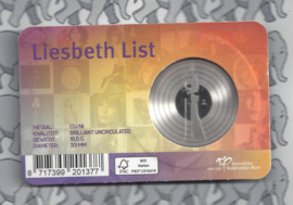 Nederland coincard 2021 (35e) "Liesbeth List" (penning)