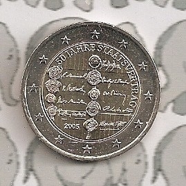 Oostenrijk 2 euromunt CC 2005 (1e)"50 jaar Staatsverdrag"
