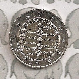 Austria 2 eurocoin CC 2005 "50 jaar Staatsverdrag"